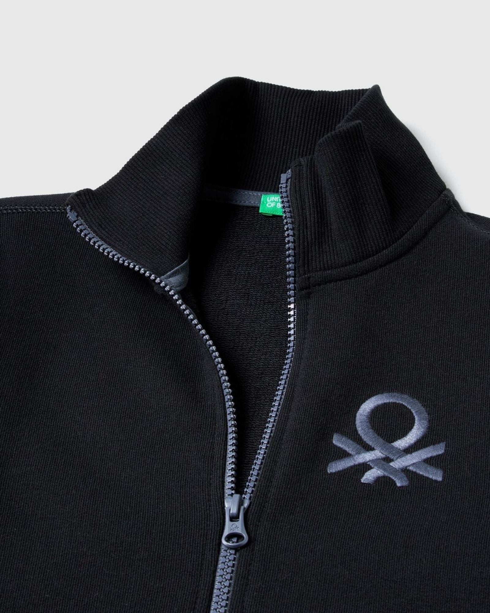 سويت شيرت من القطن الخالص مع سحاب