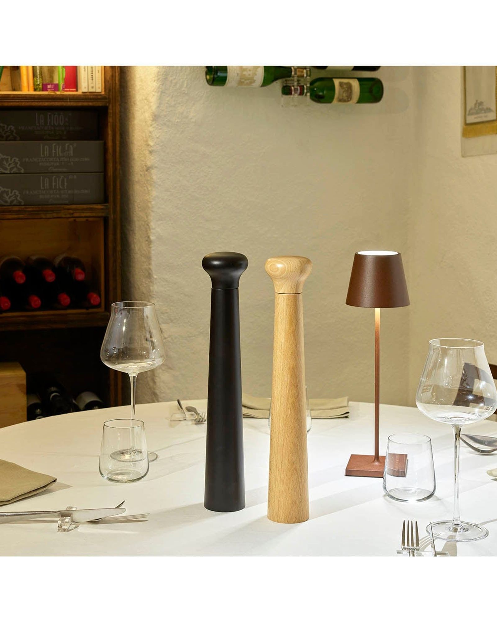 مطحنة فلفل/ملح من خشب الزان من ليجنوارت شارابيتا بآلية سيراميك Pl-Xl