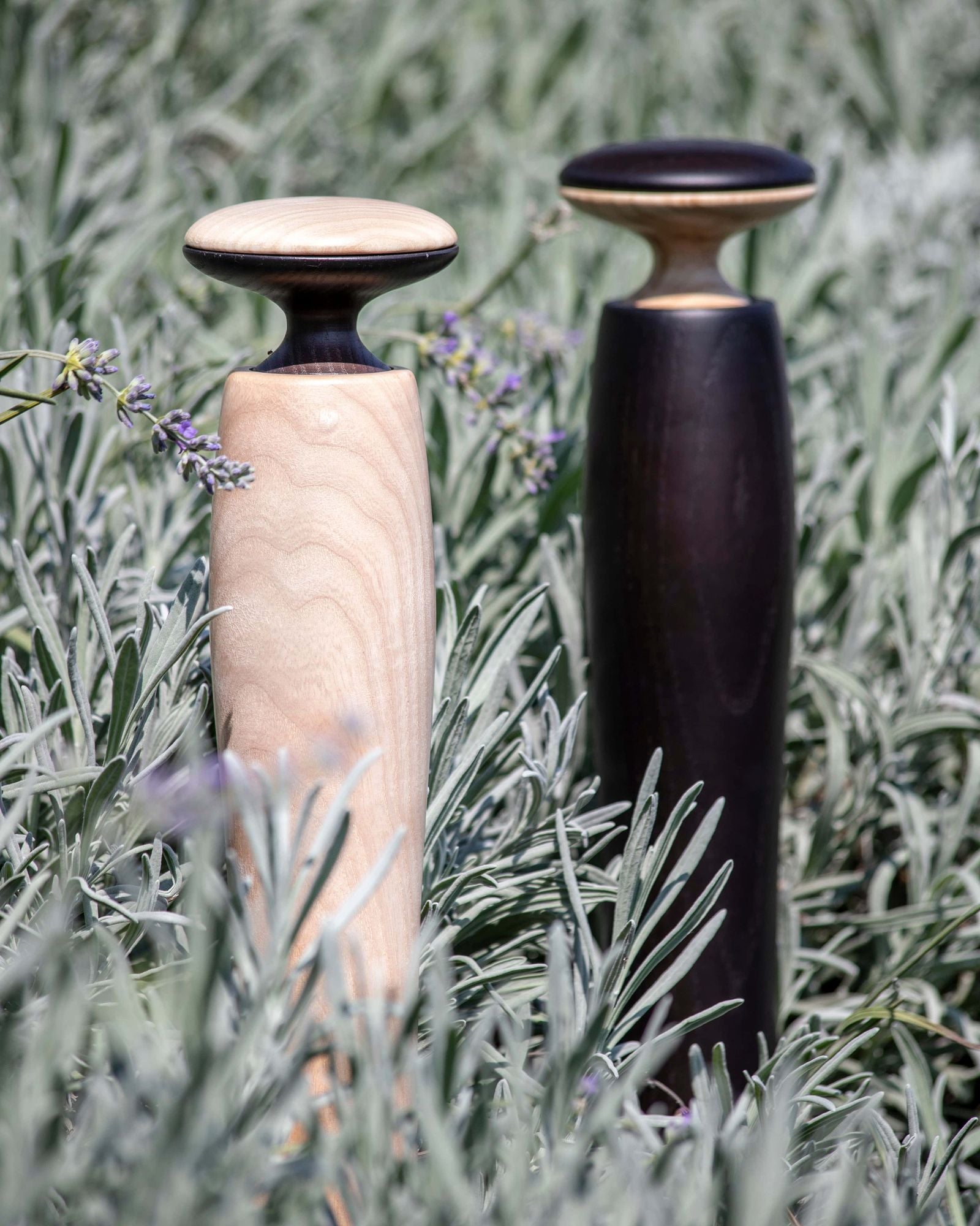 مطحنة الفلفل/الملح هرقل من خشب الرماد من ليجنوارت - مقاس كبير - Spt-L