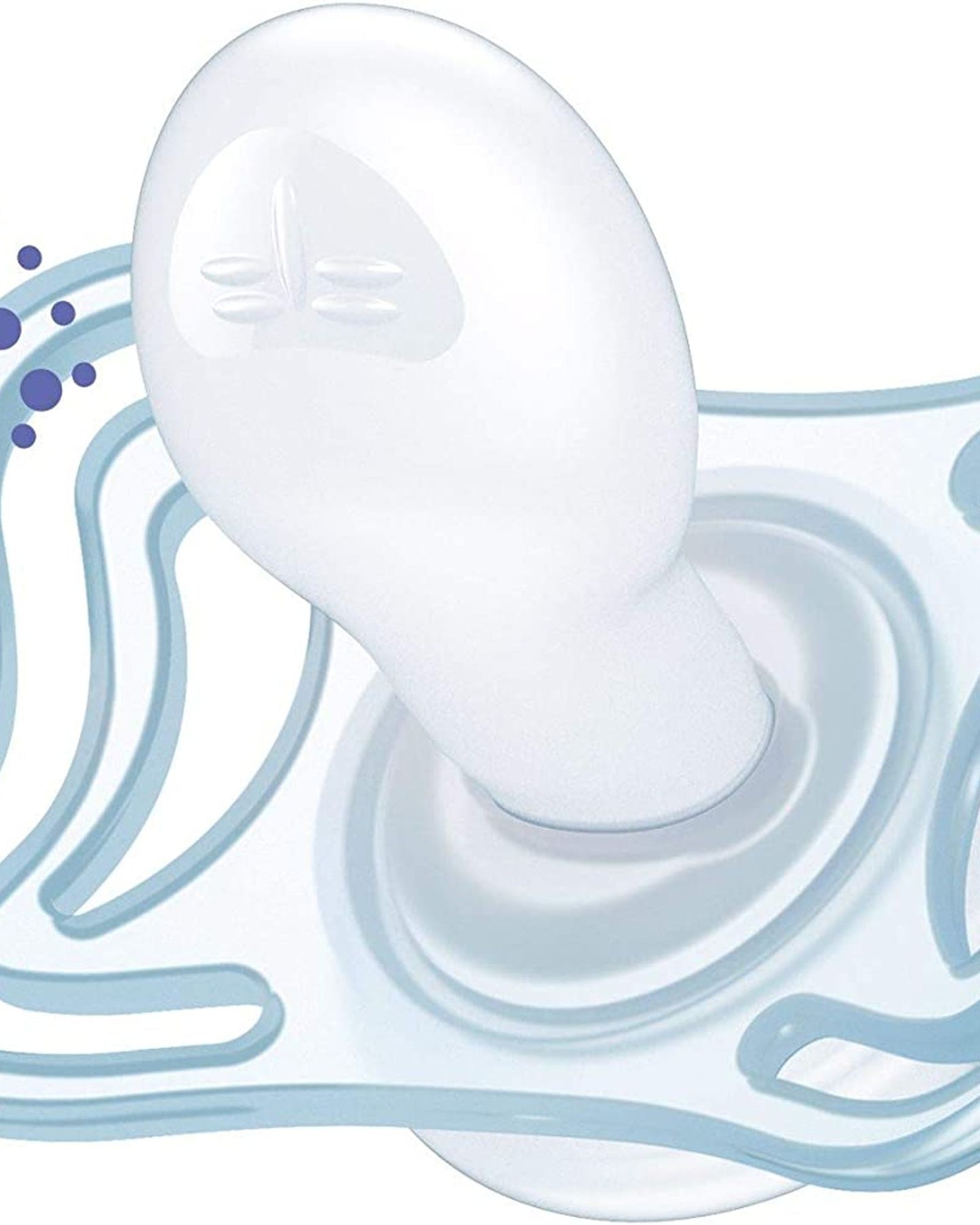 لهاية أطفال شيكو فيزيوفورما لايت سيليكون للأطفال من عمر 2 إلى 6 أشهر، قطعتان لومي نايت