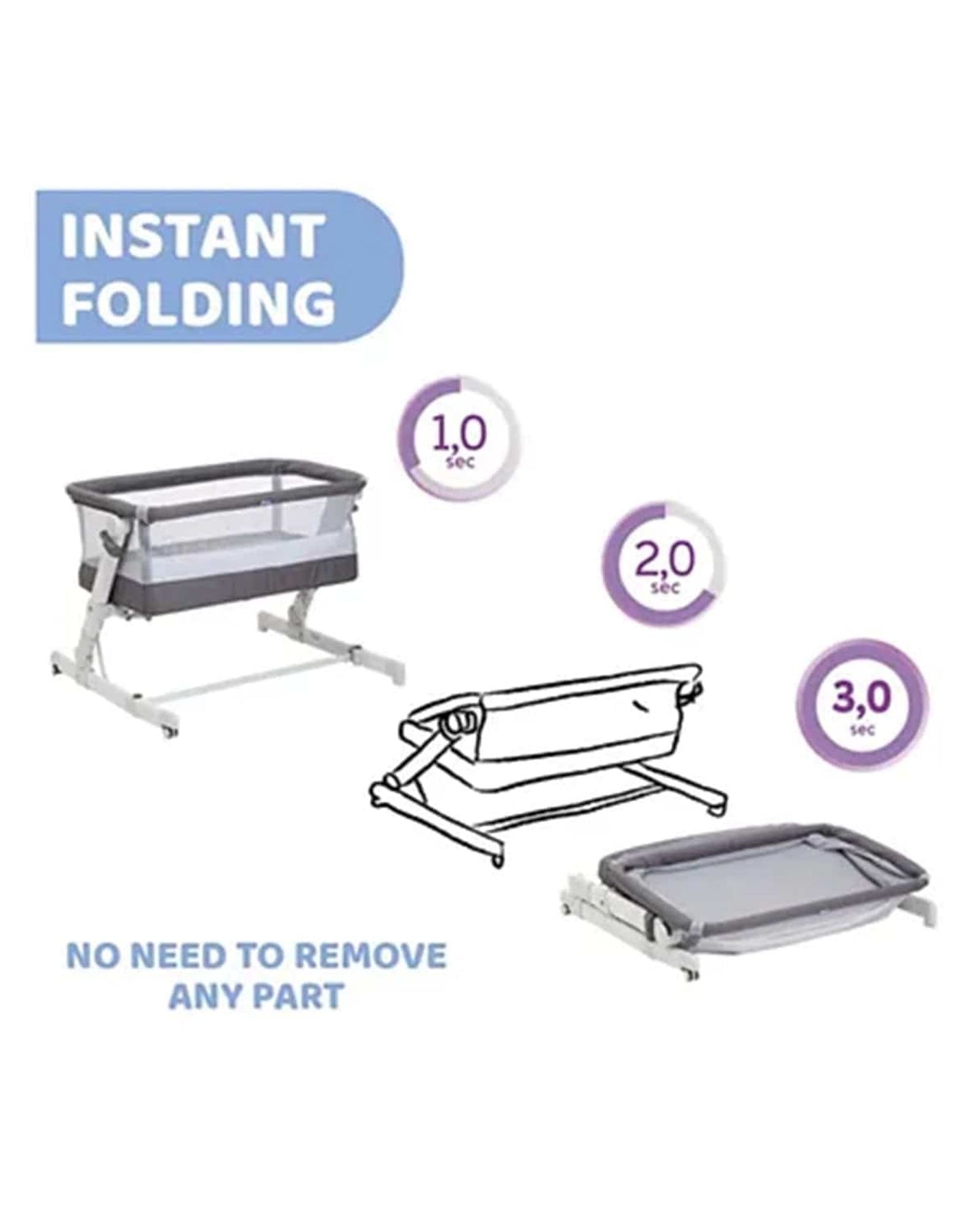 سرير الأطفال شيكو نيكست تو مي المنبثق للنوم المشترك. أتموسفير-CH79299-57