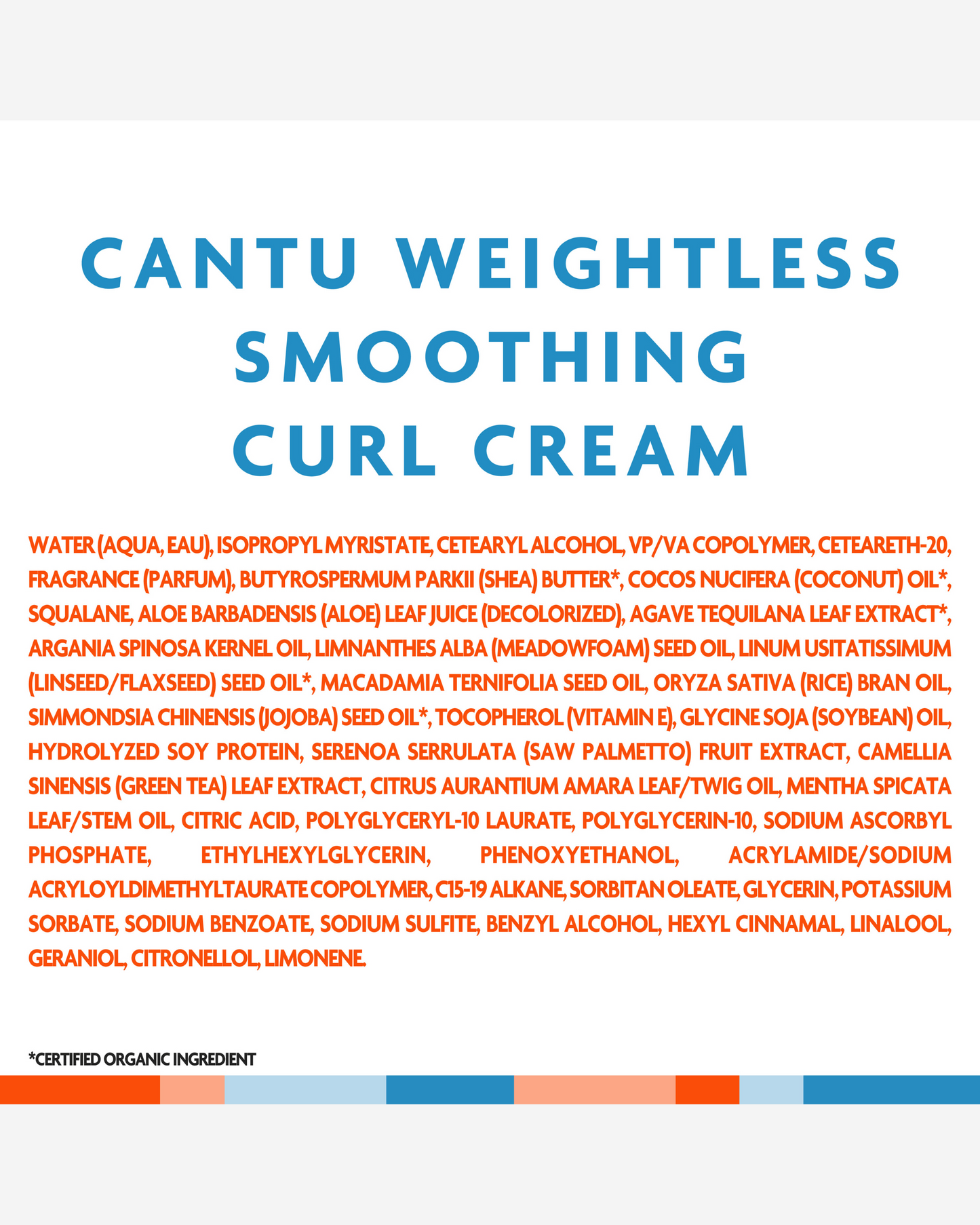 Cantu Weightless Curl Cream 295Ml