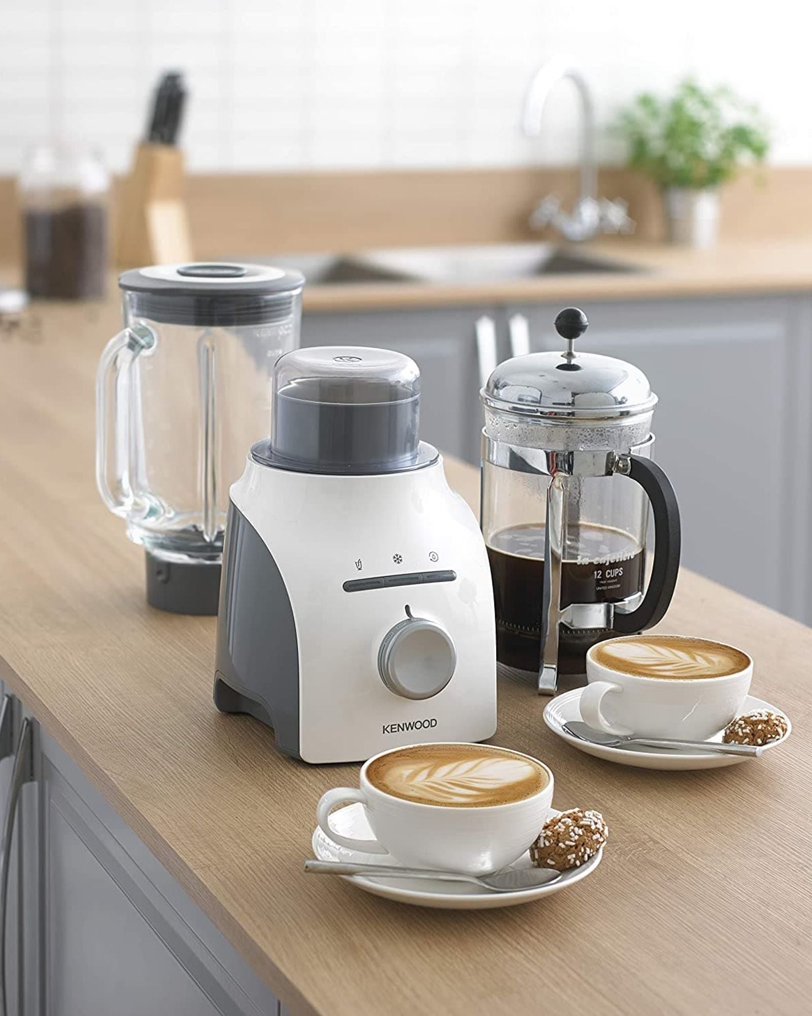 خلاط كينوود مع مطحنة