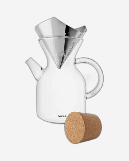 ماكينة تحضير القهوة إيفا سولو 502710 بتقنية التقطير، سعة 1 لتر