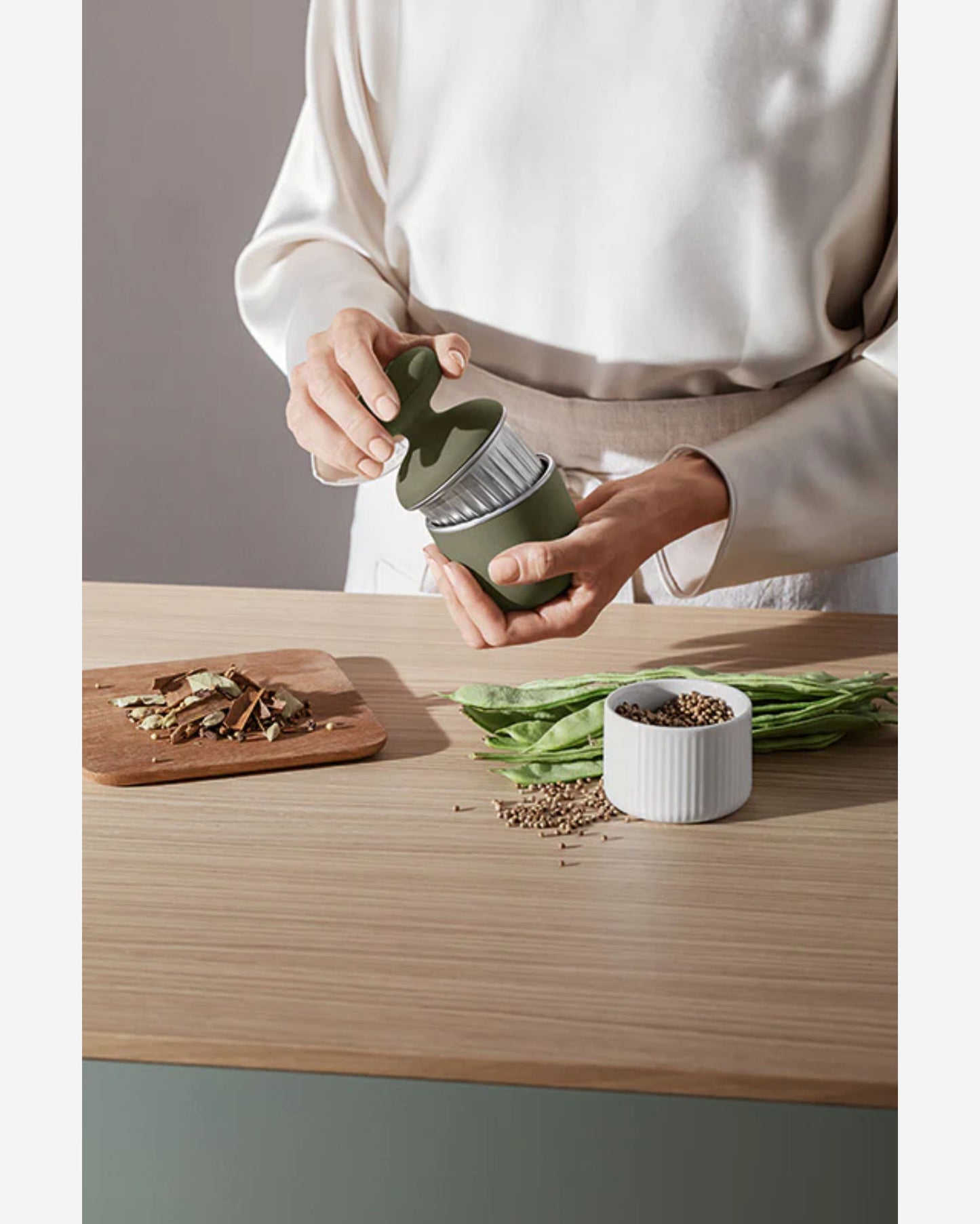 مطحنة نكهة إيفا سولو 531507 أداة خضراء