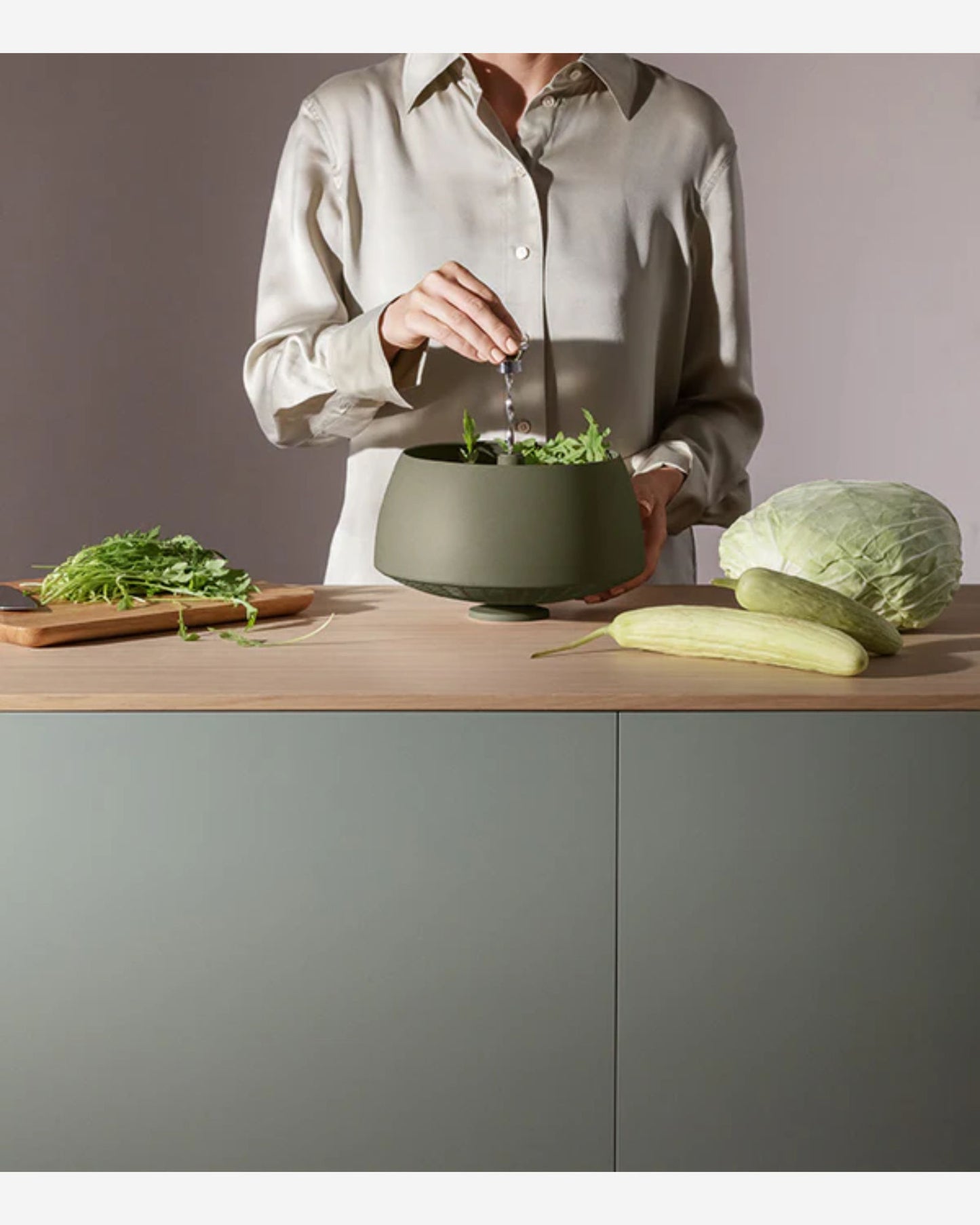 أداة مصفاة دوارة خضراء من إيفا سولو 531516