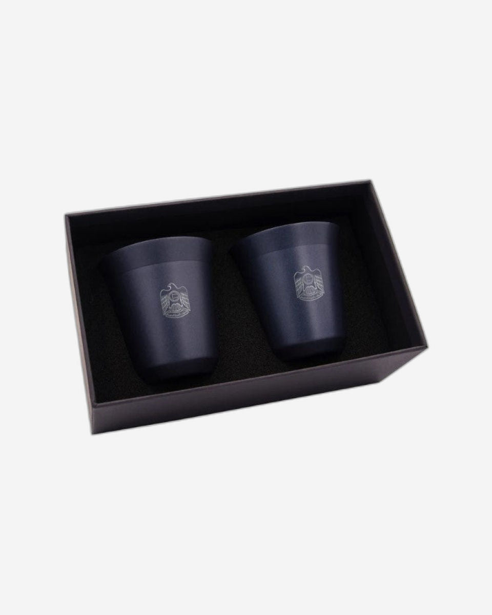 طقم أكواب روفاتي بولا الإمارات العربية المتحدة من الفولاذ المقاوم للصدأ، قطعتين - 175 مل