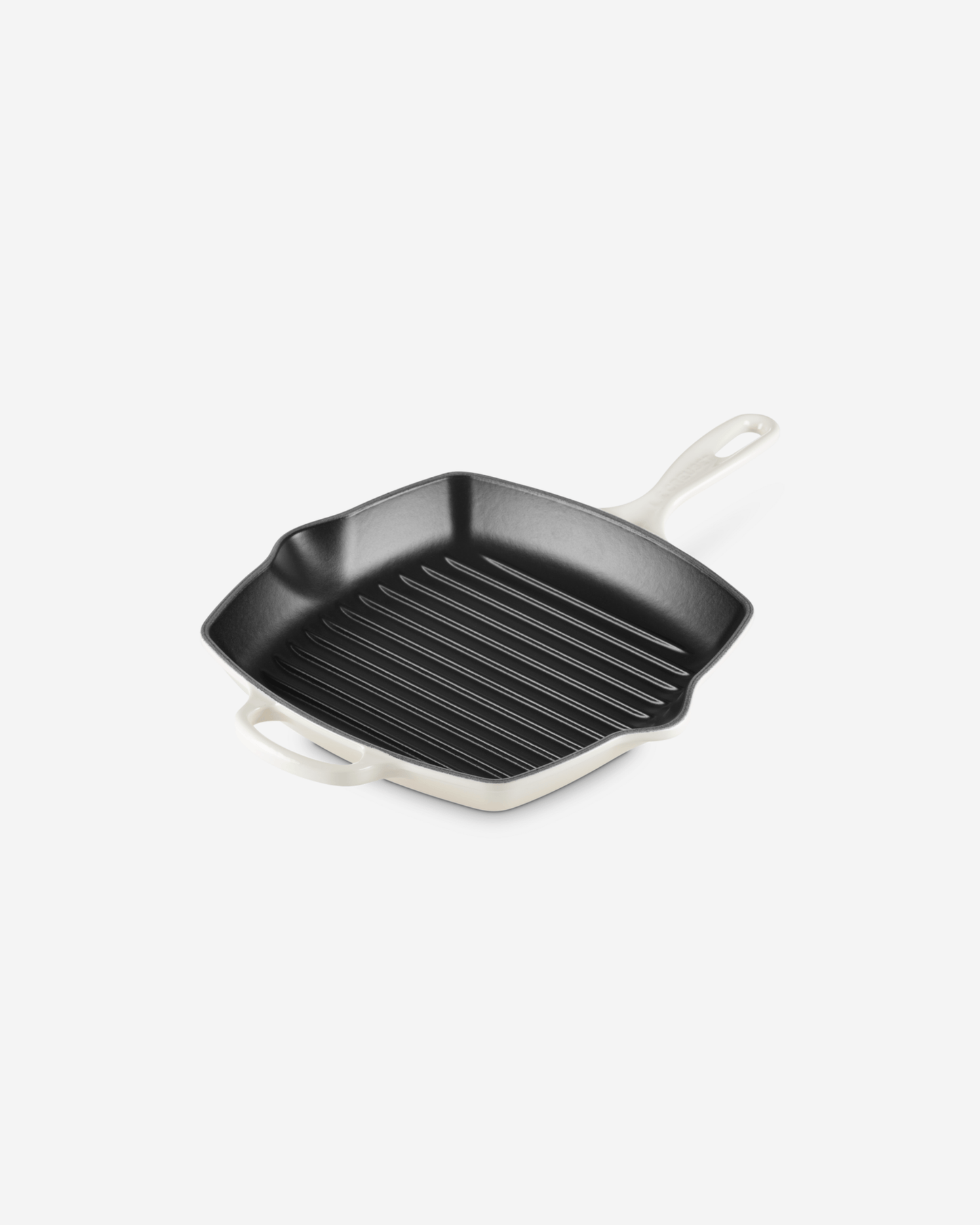 Le Creuset Square Skillet Grill Grillit 26Cm Meringue