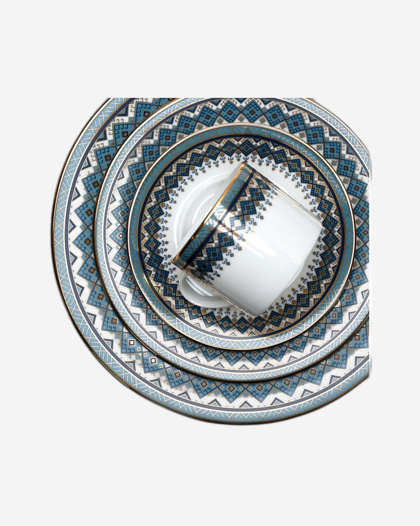 طقم عشاء دانكوتوا أزرا، ٢٤ قطعة