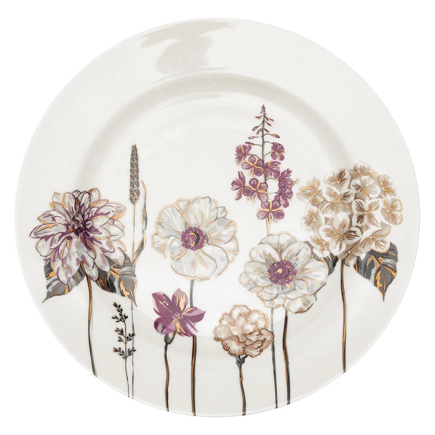 Greengate Estelle Plate Lillith White