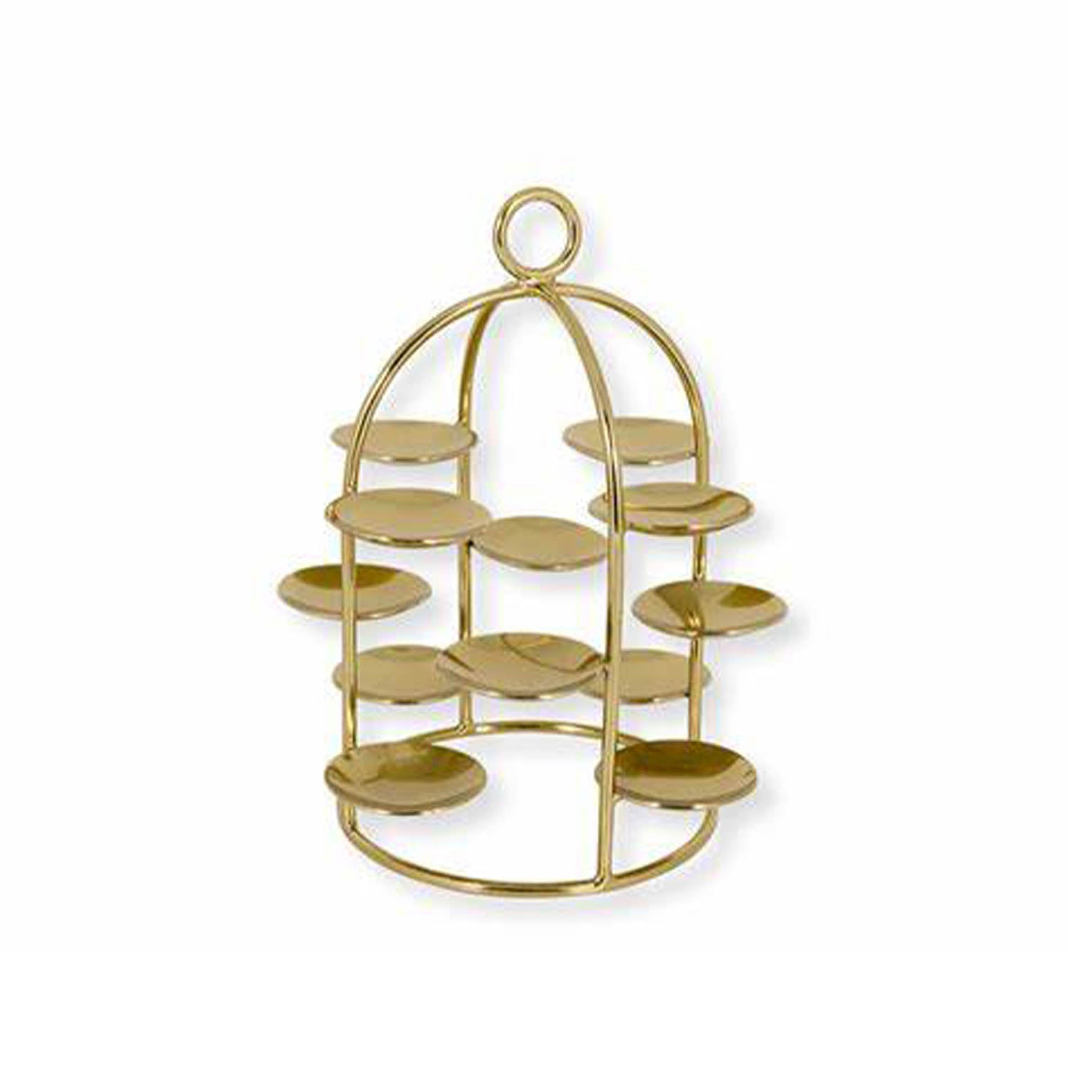 Greengate Estelle Stainless Steel Mini Cake Holder Gold