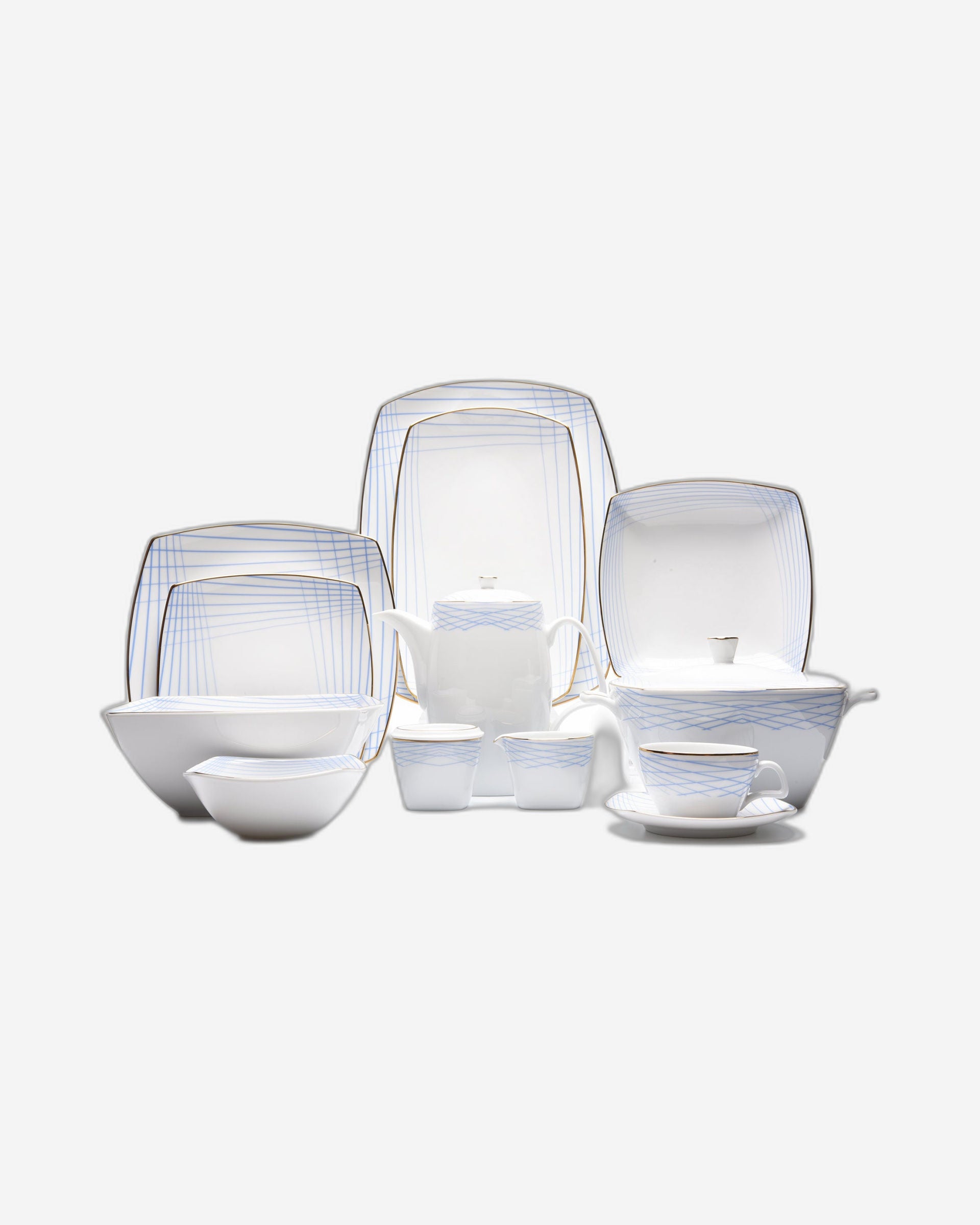 طقم عشاء دانكوتوا بيزا، ٥٩ قطعة