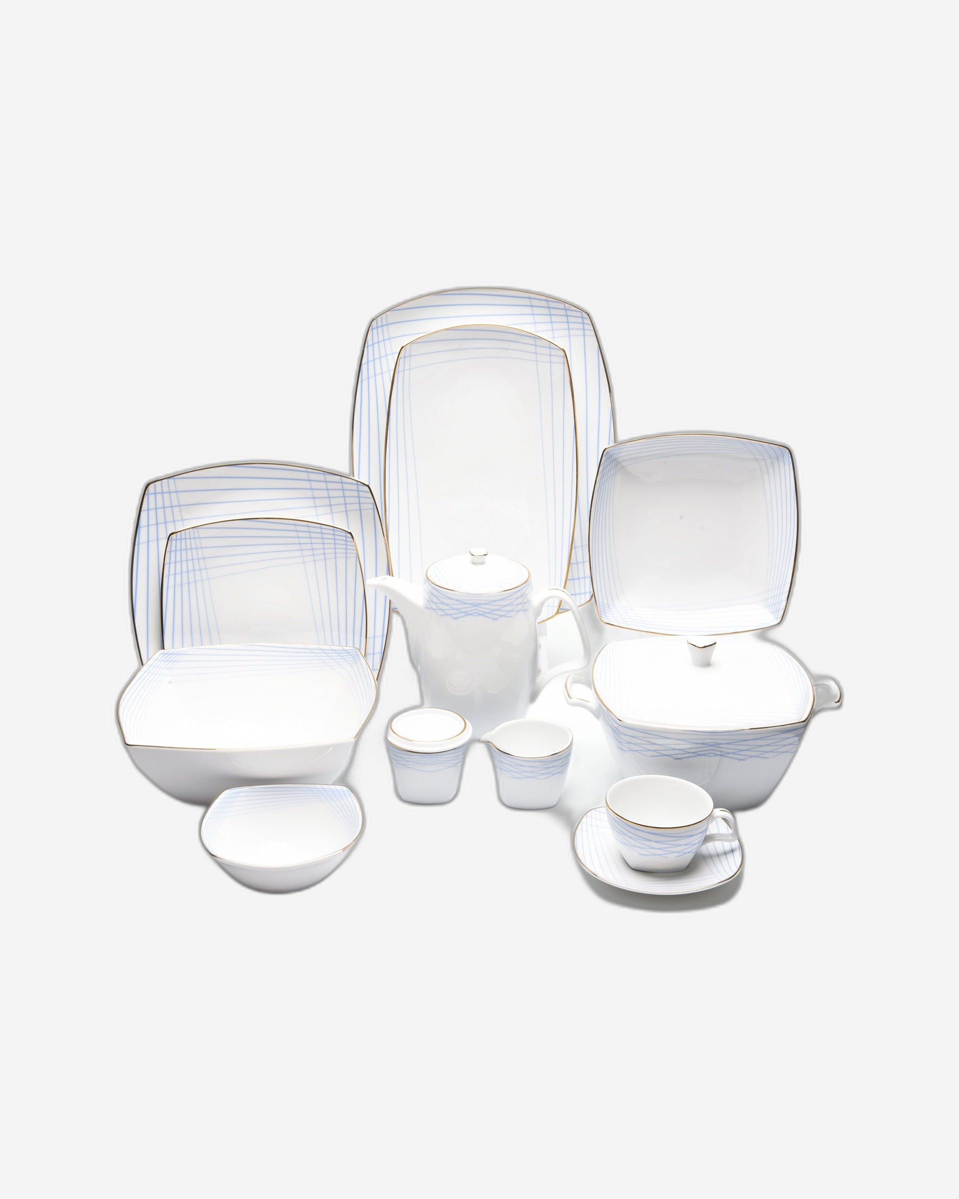 طقم عشاء دانكوتوا بيزا، ٥٩ قطعة