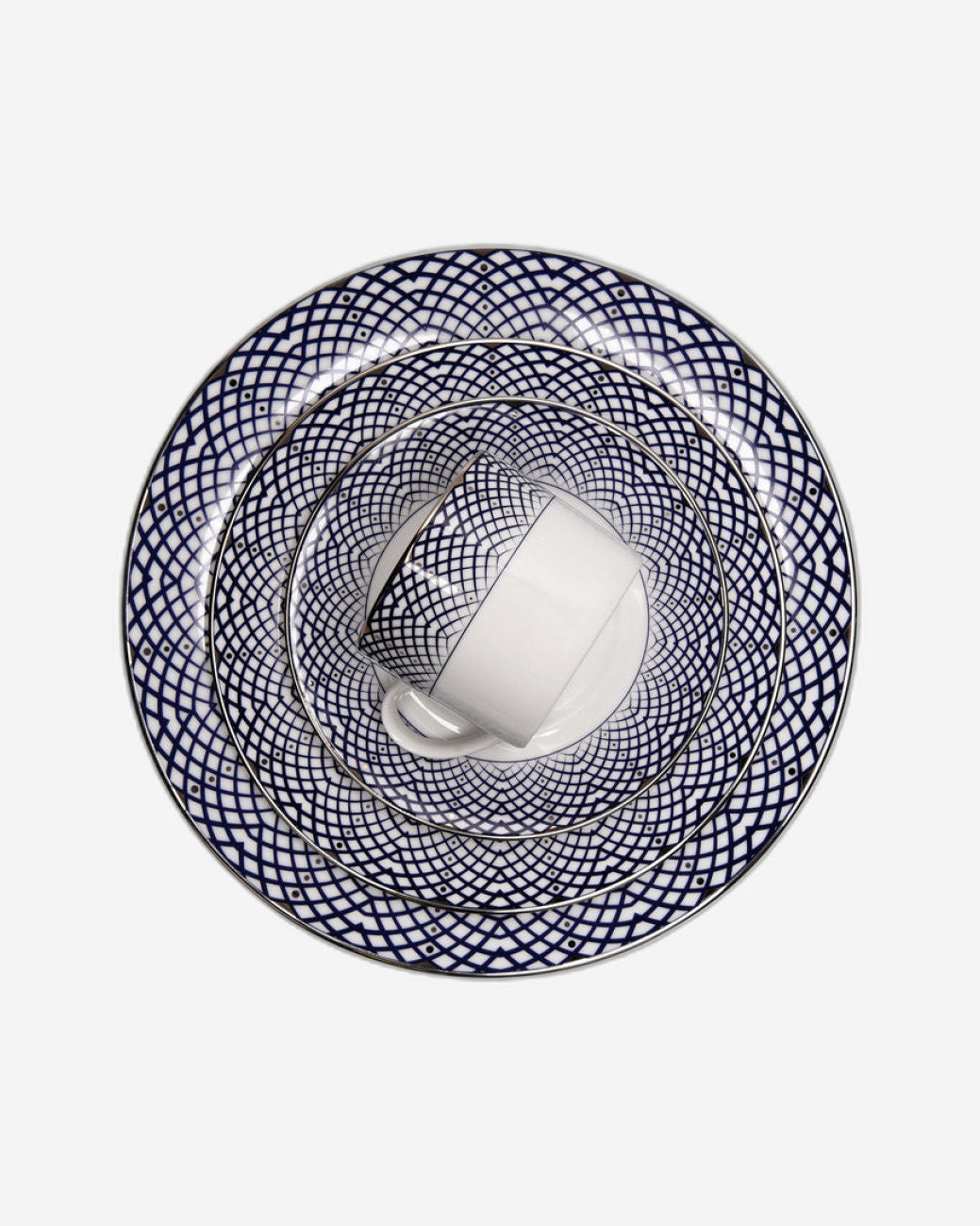 طقم عشاء دانكوتوا أزول، ٢٤ قطعة