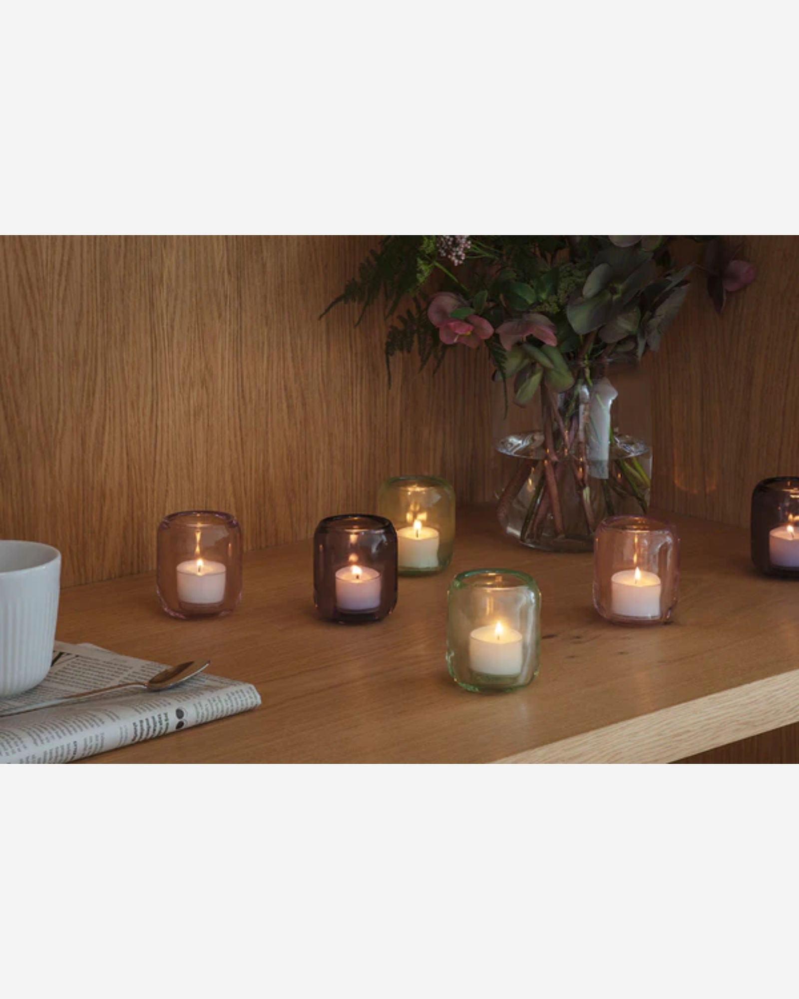 حامل شموع إيفا سولو 571376 2 على شكل بلوطة