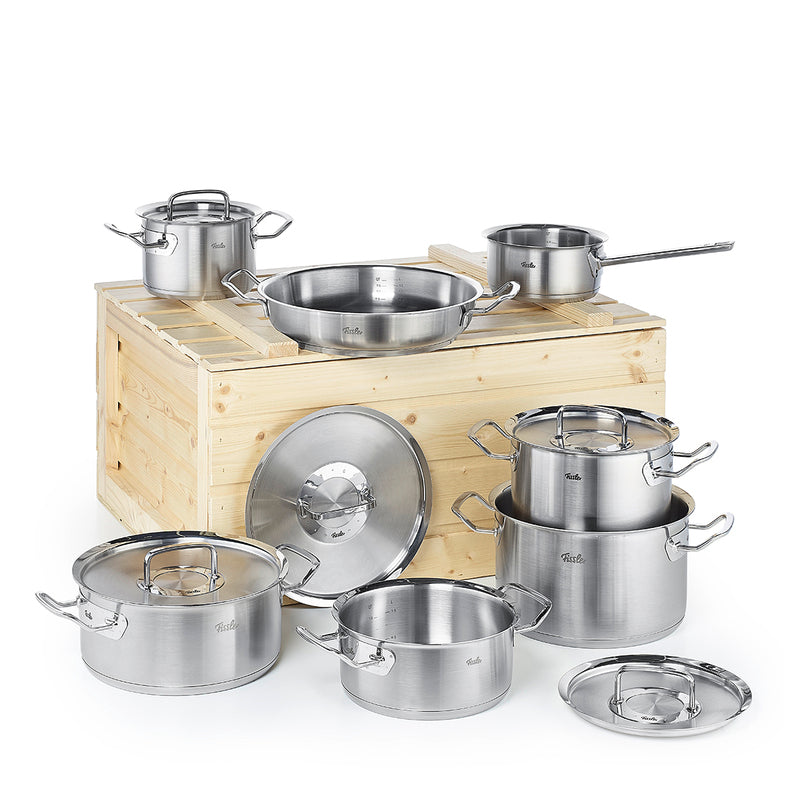 FISSLER GMBH7 PCS. SET + LIMITED WOODEN BOX