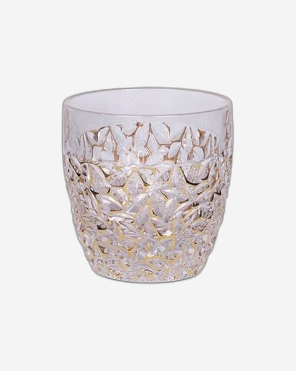 مجموعة من 6 قطع من بوهيميا نيكوليت DOF مع كريستال رصاصي رخامي ذهبي