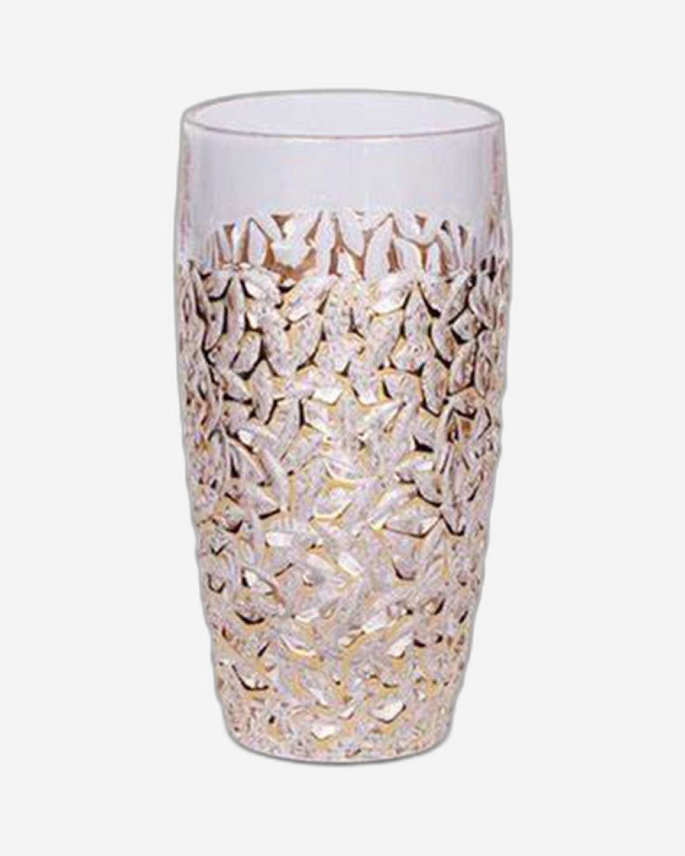 طقم من 6 قطع من بوهيميا نيكوليت HB مع كريستال رصاصي رخامي ذهبي