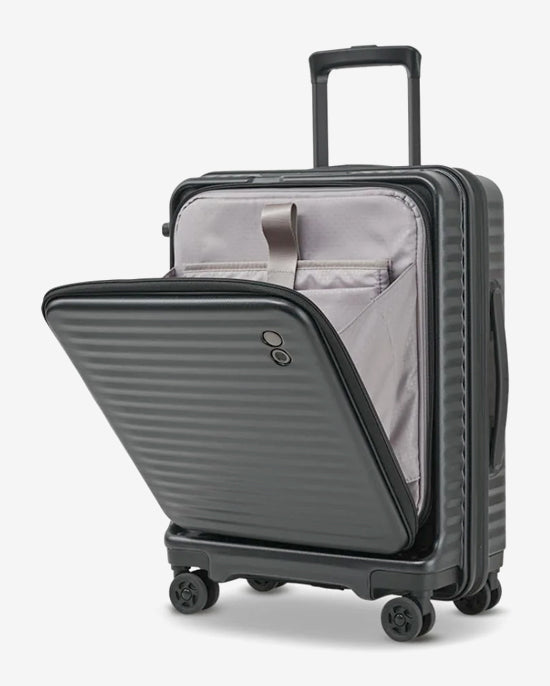 حقيبة أمتعة إيكولاك سيليسترا FA+ صلبة بأربع عجلات مزدوجة قابلة للتوسيع
