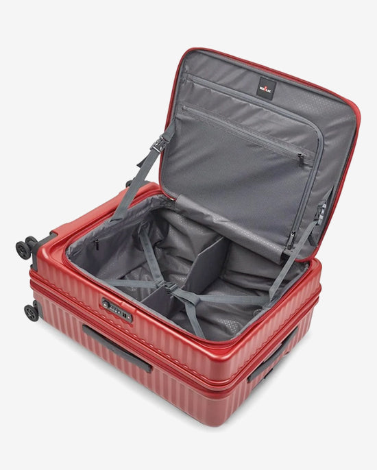 حقيبة أمتعة إيكولاك سيليسترا FA+ صلبة بأربع عجلات مزدوجة قابلة للتوسيع