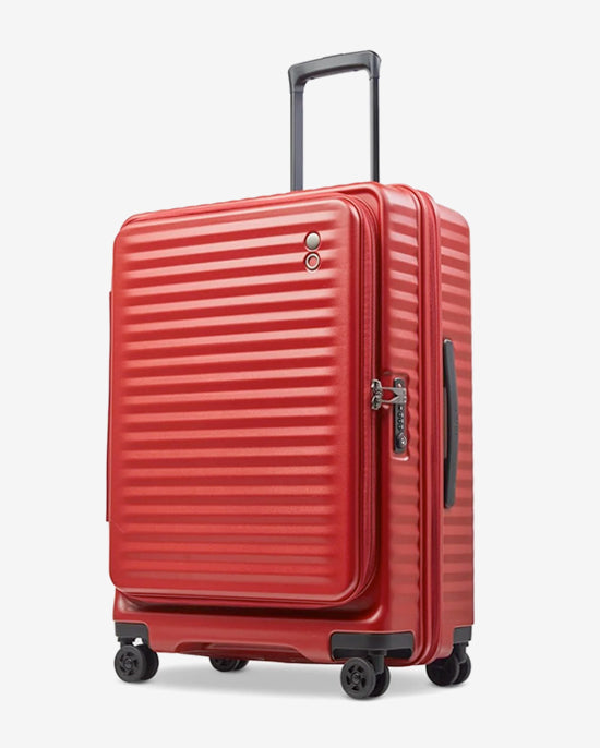 حقيبة أمتعة إيكولاك سيليسترا FA+ صلبة بأربع عجلات مزدوجة قابلة للتوسيع