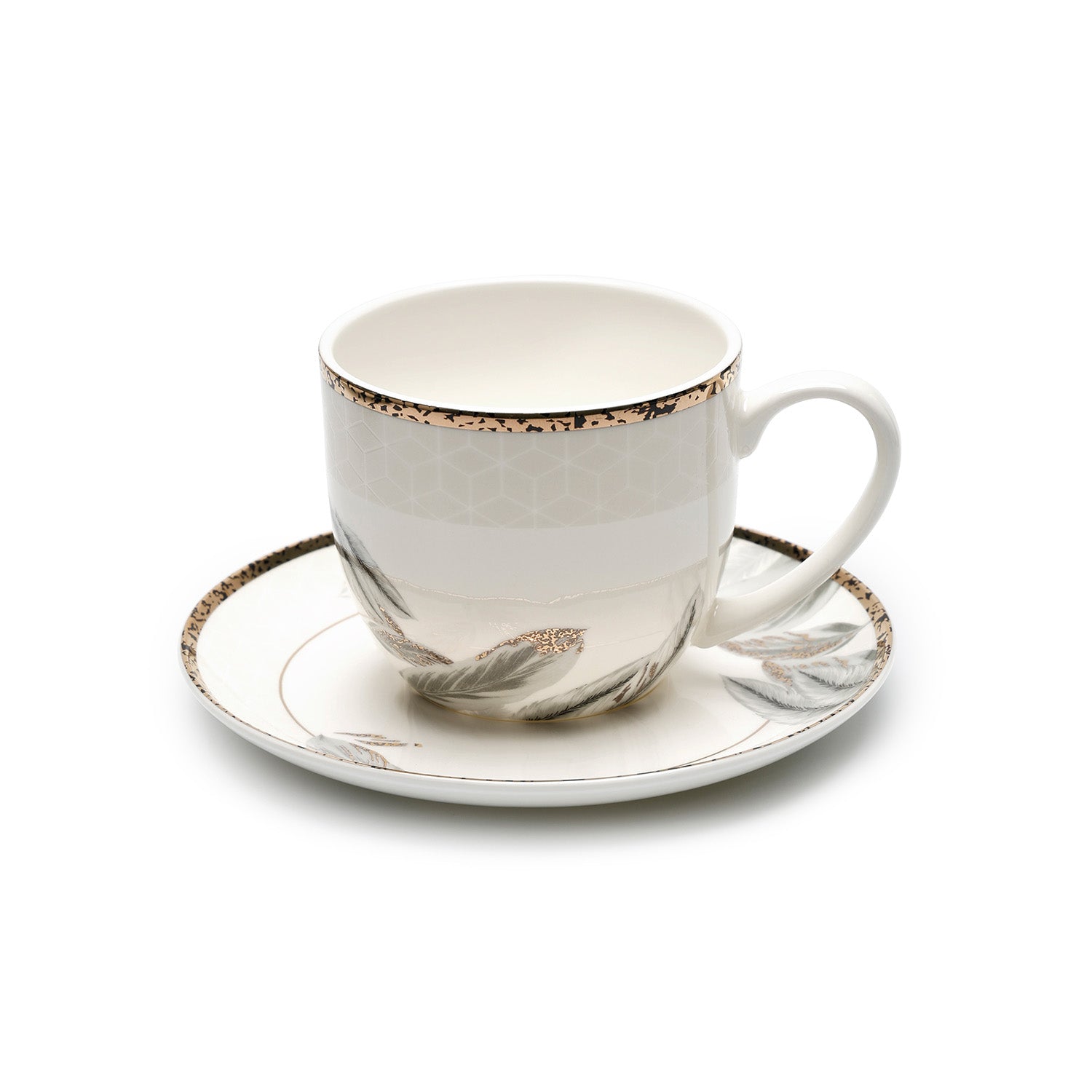 طقم عشاء نورديك دائري الشكل مكون من 24 قطعة