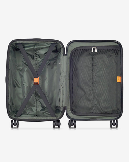 حقيبة سفر ديلسي باريس سيتاديل الصلبة ذات العجلات الأربع القابلة للتوسيع