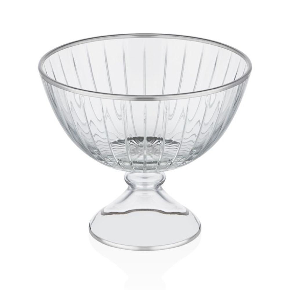 ACCADEMIA PLATINUM BOWL W/STAND 23.5 CM