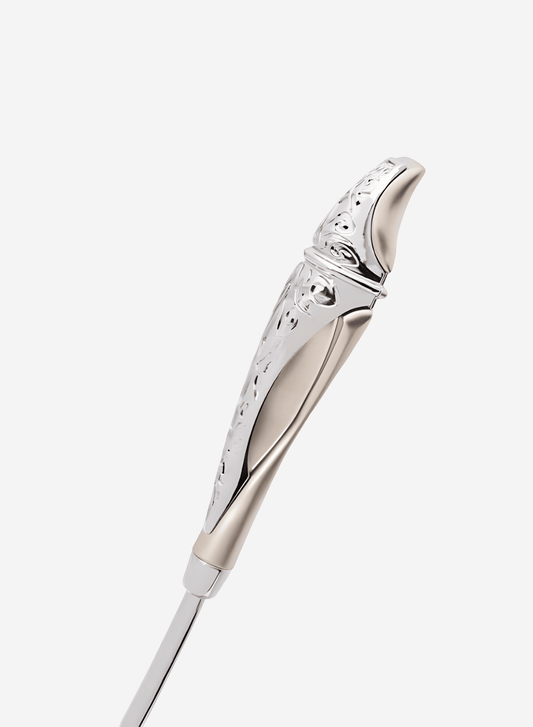 ملعقة سلطة من الفولاذ المقاوم للصدأ من مالايكا