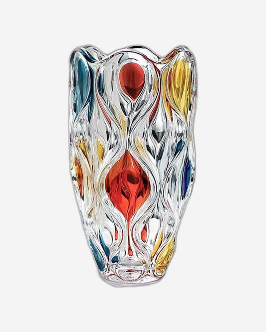 مزهرية بوهيميا أوشن مع كريستال ليستر الخالي من الرصاص