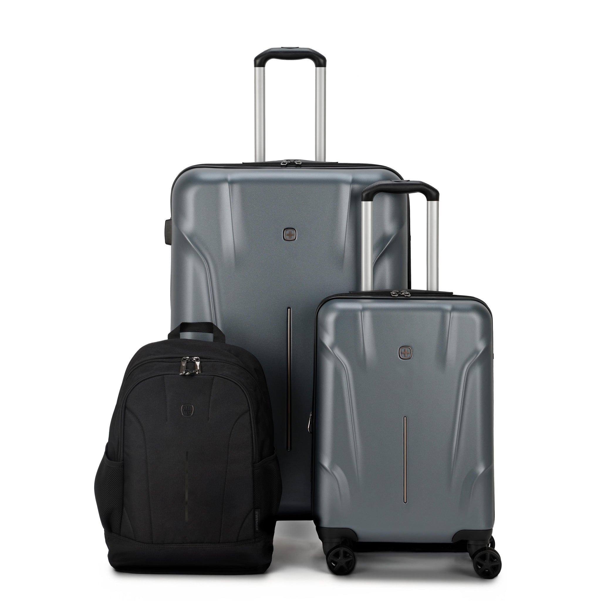 طقم وينجر رايون من قطعتين + حقيبة ظهر مجانية للكمبيوتر المحمول مقاس 16 بوصة