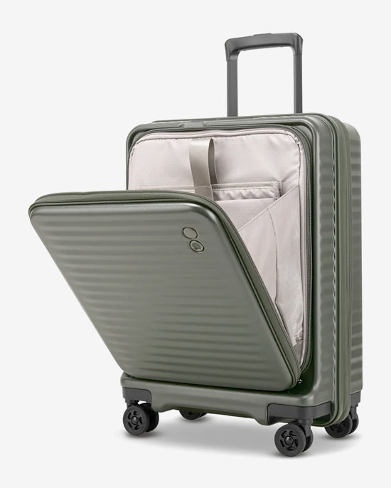 حقيبة أمتعة إيكولاك سيليسترا FA+ صلبة بأربع عجلات مزدوجة قابلة للتوسيع