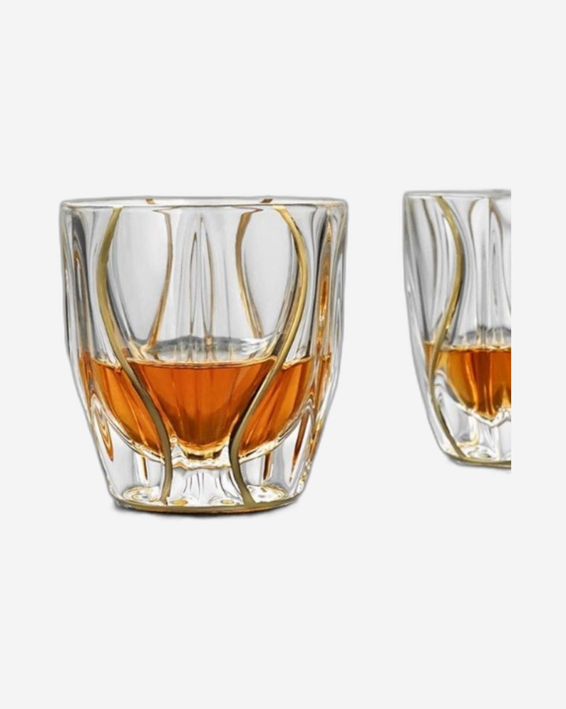 بوهيميا أوشن دي أو إف بدون رصاص مع ذهب - طقم من 6 قطع