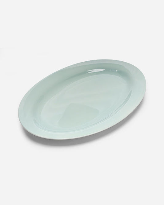 Maison Pastel Oval Platter Green