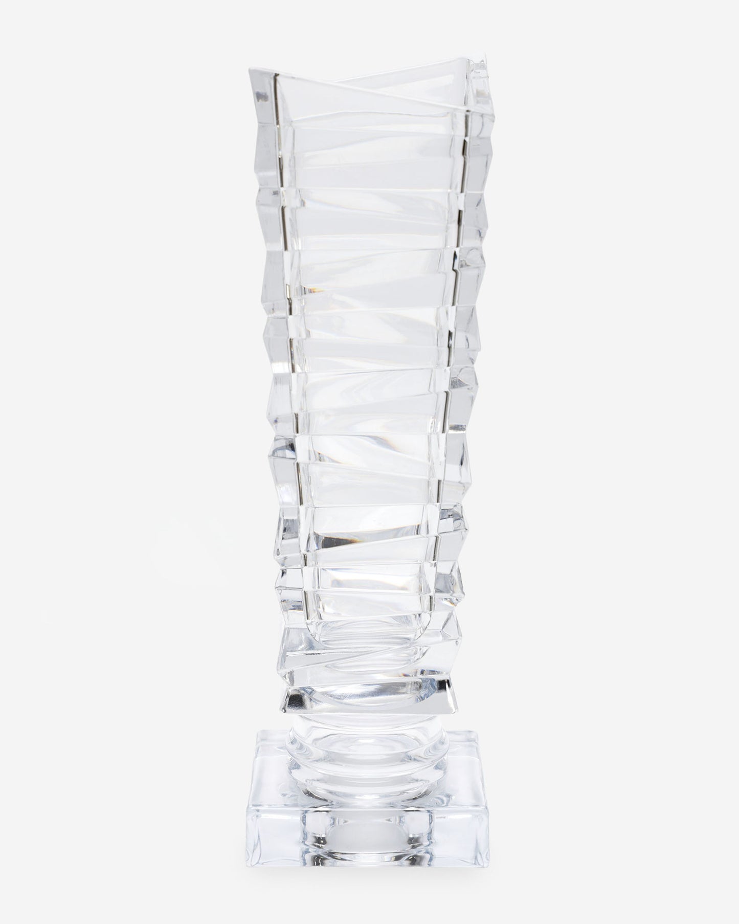 Bohemia Rocky Footed Vase Lead Crystal