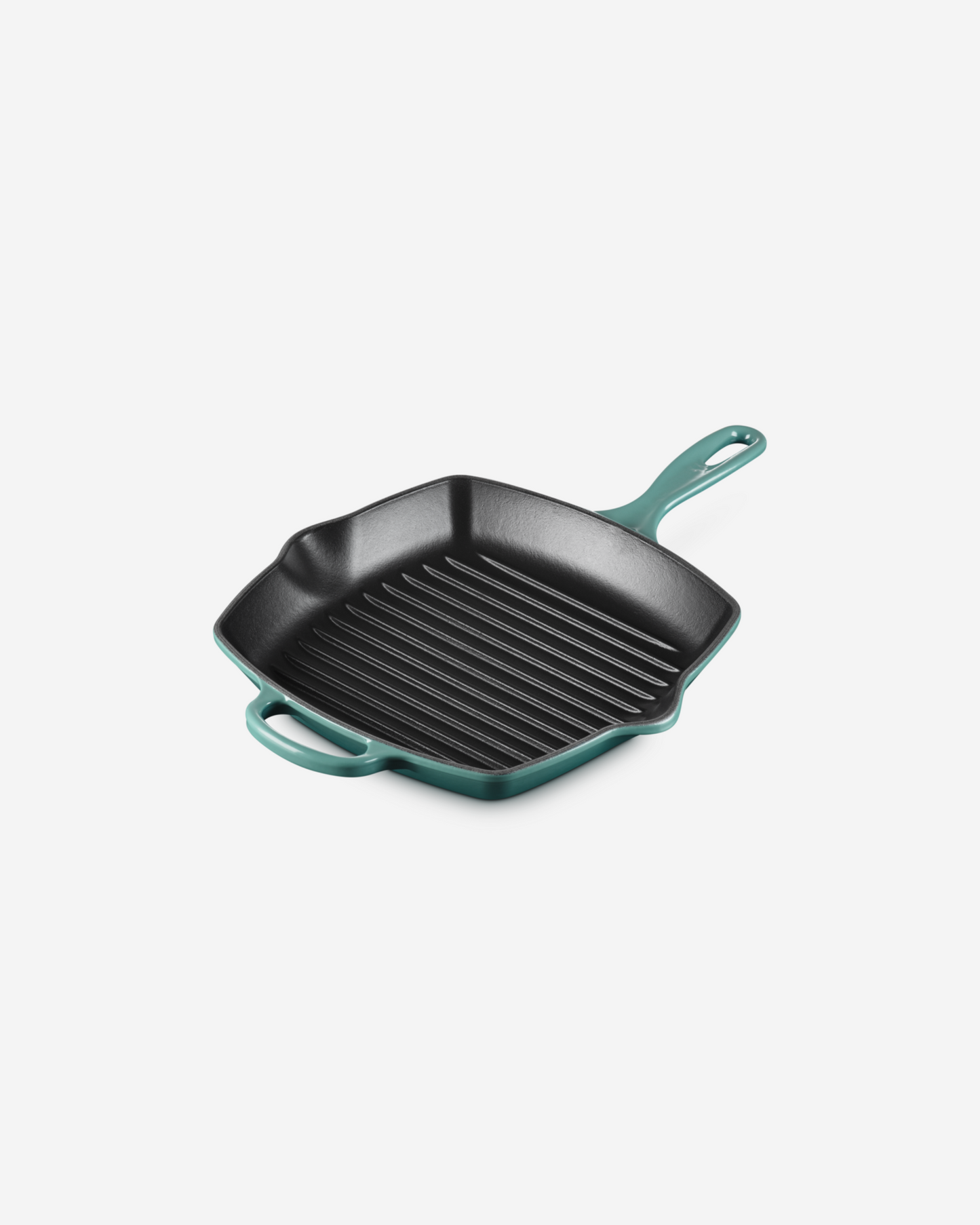 Le Creuset Bleu Riviera Signature Square Skillet Grill 26Cm