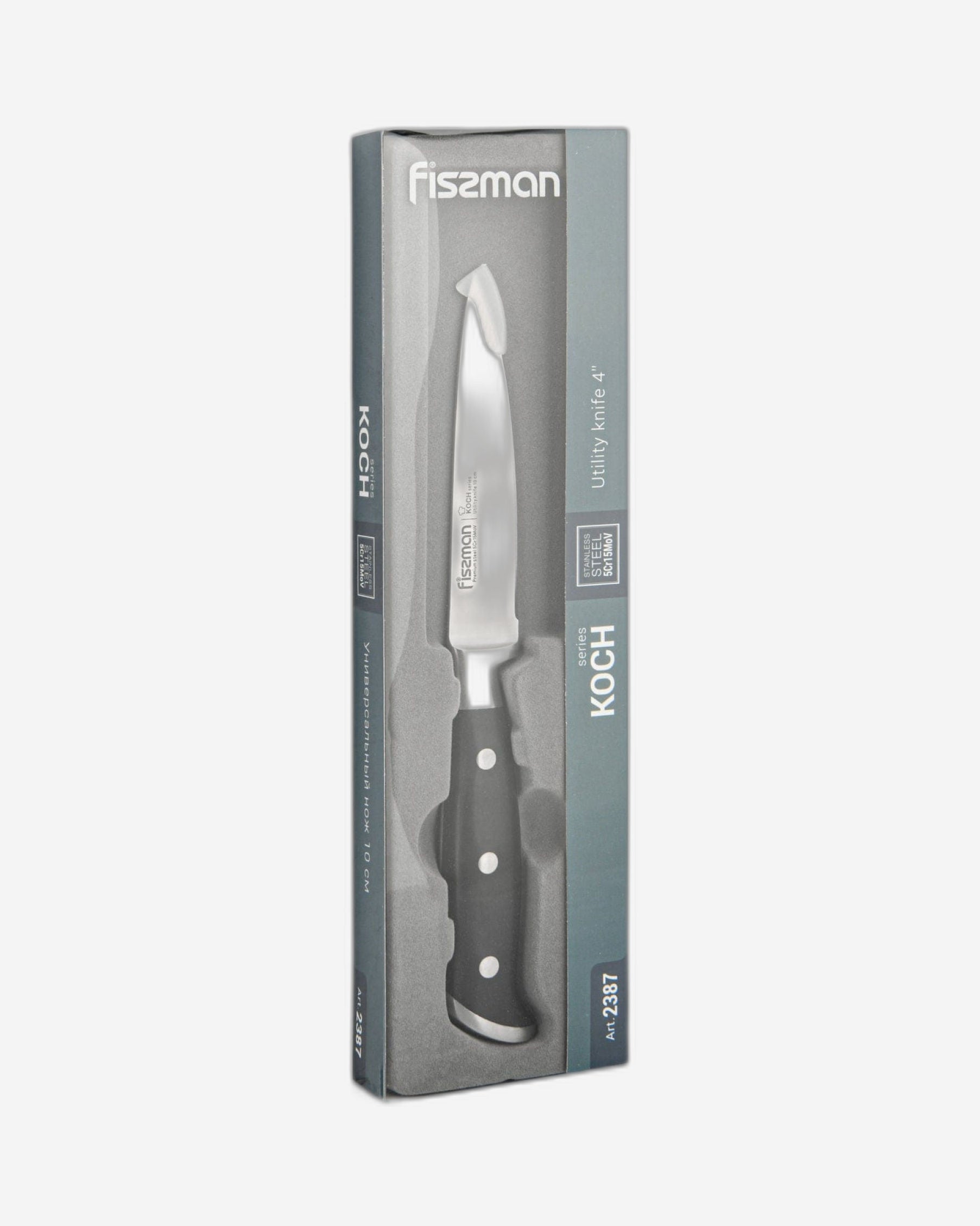 سكين فيسمان متعدد الاستخدامات ٤ بوصات من سلسلة كوش (فولاذ ٥Cr١٥MoV)