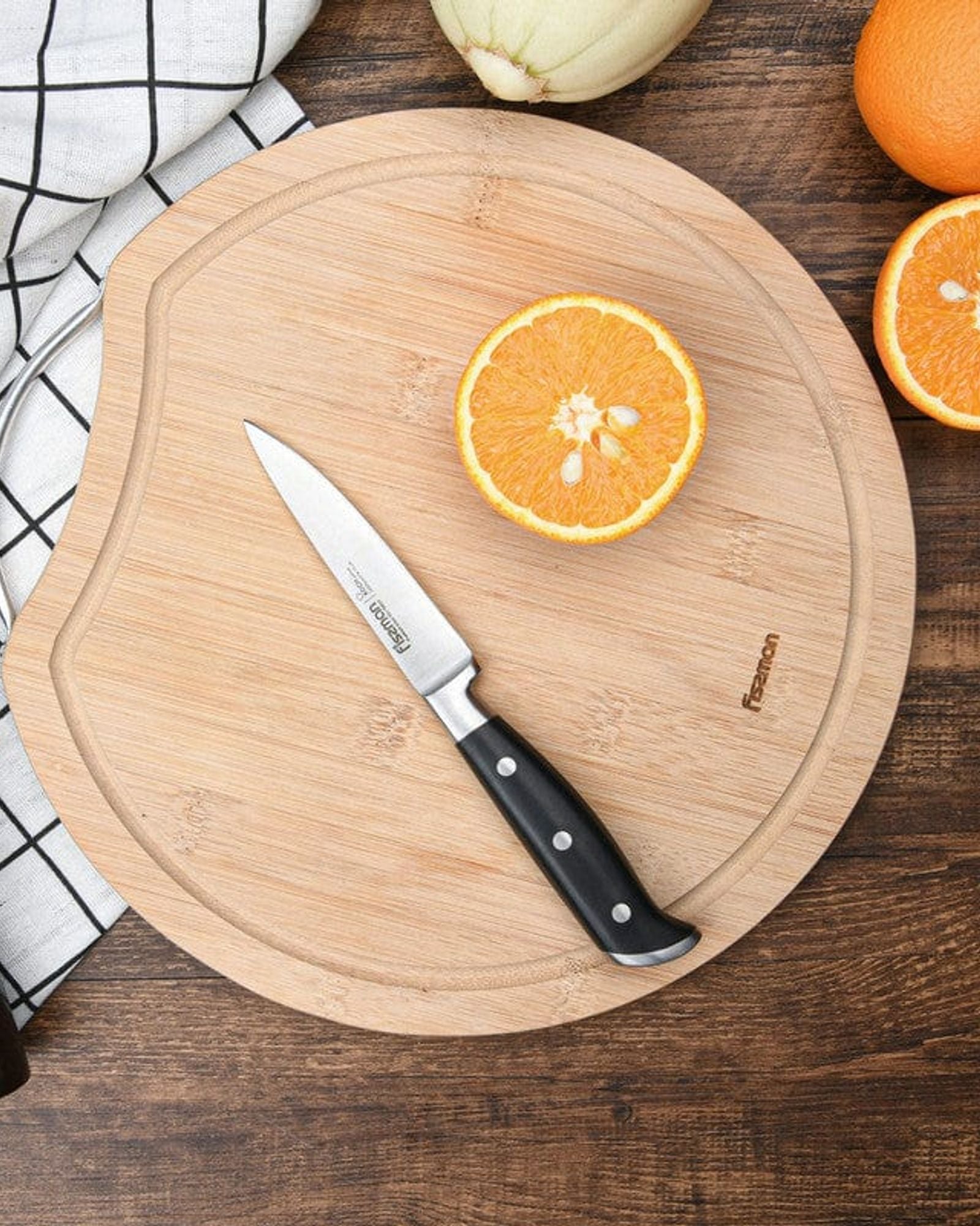 سكين فيسمان متعدد الاستخدامات ٤ بوصات من سلسلة كوش (فولاذ ٥Cr١٥MoV)