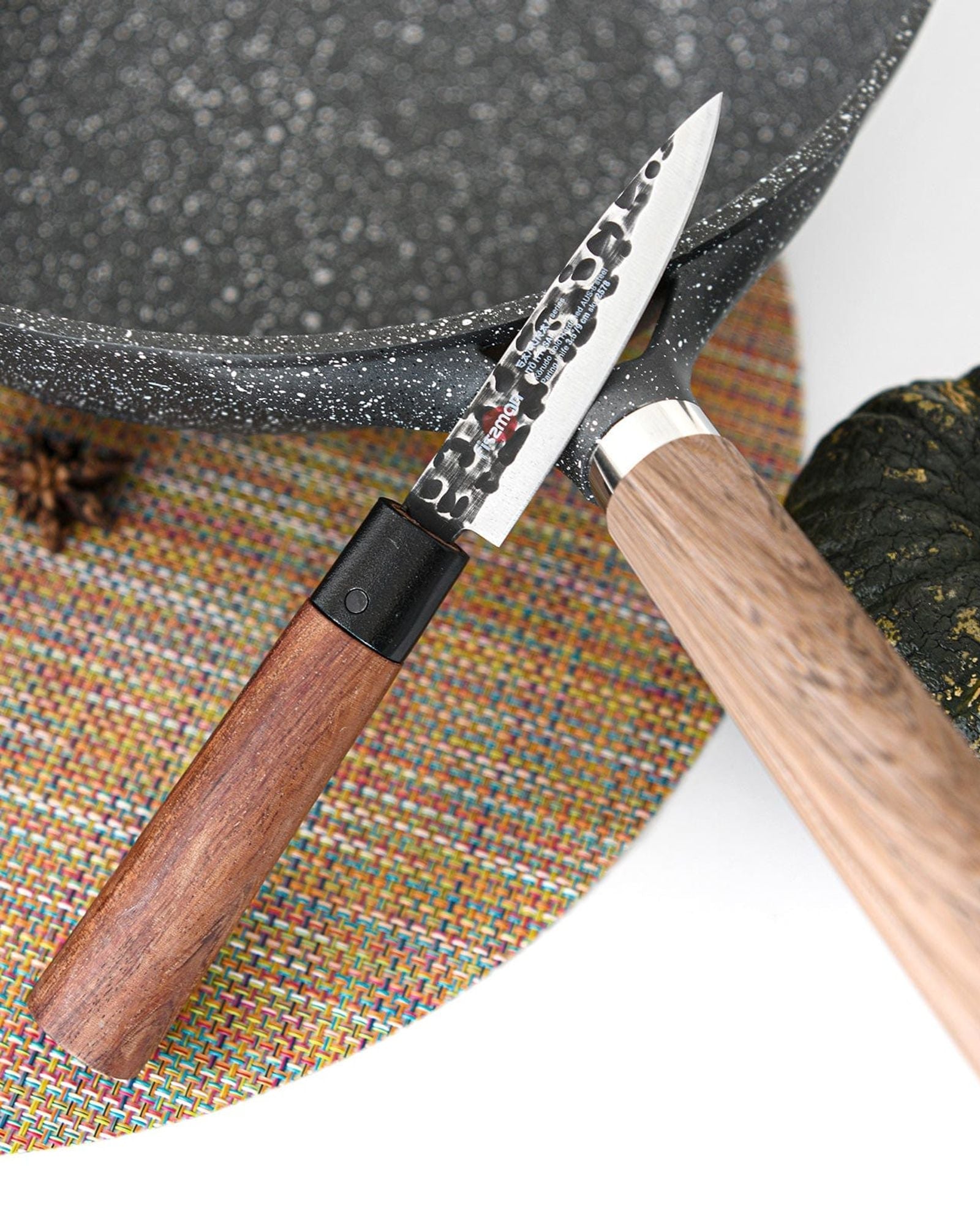 سكين تقشير فيسمان 3.5 بوصة ساموراي إيتوساي 9 سم (فولاذ AUS-8)