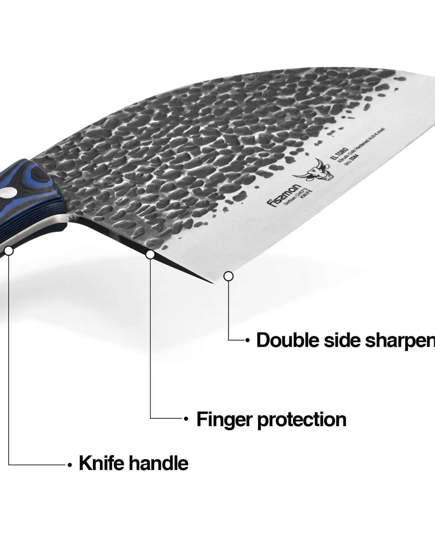 سكين الطهاة فيسمان إل تورو الصربي 18 سم