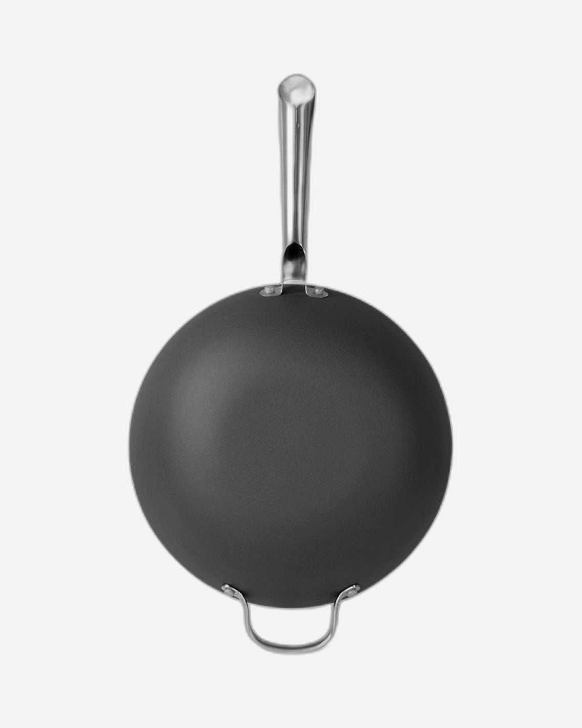 مقلاة ووك ميليتا من فيسمان مع غطاء زجاجي 30×8 سم/4.2 لتر، أسود/فضي/شفاف