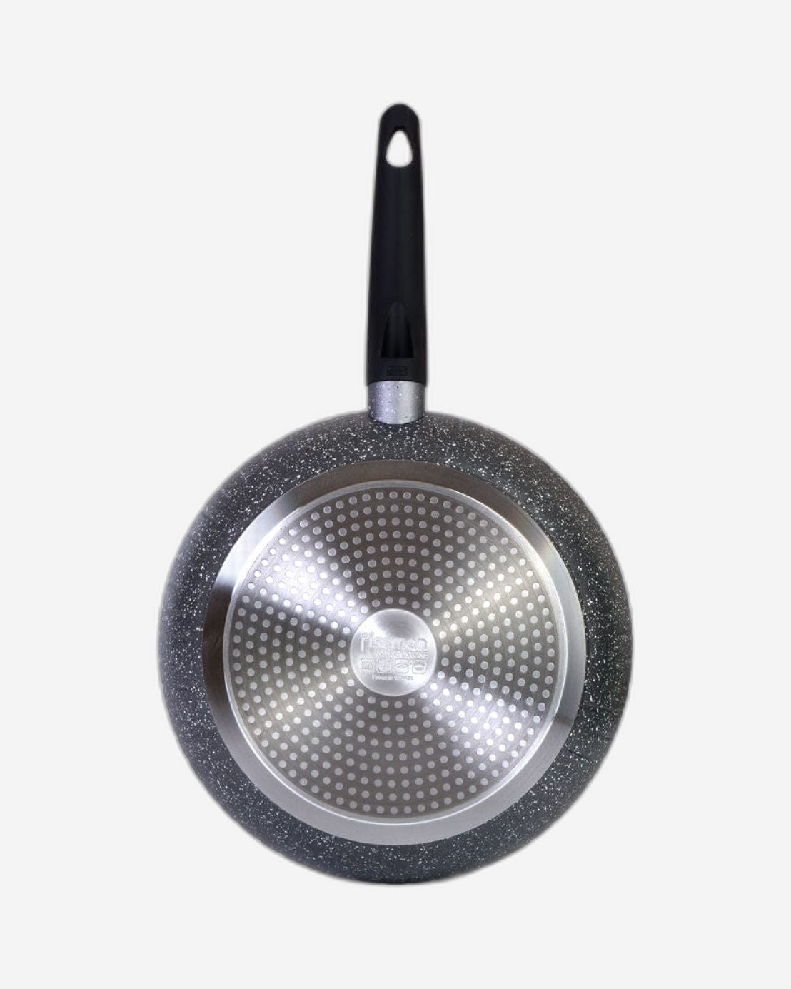 مقلاة فيسمان سيدني ستون سيريز من الألومنيوم بطلاء غير لاصق احترافي بلاتيني مع قاعدة حثية سوداء 28×5.7 سم