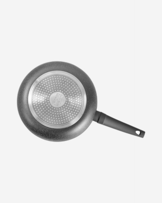 مقلاة فيسمان العميقة 24×4.5 سم، سلسلة جراي ستون، مصنوعة من الألومنيوم وطبقة غير لاصقة