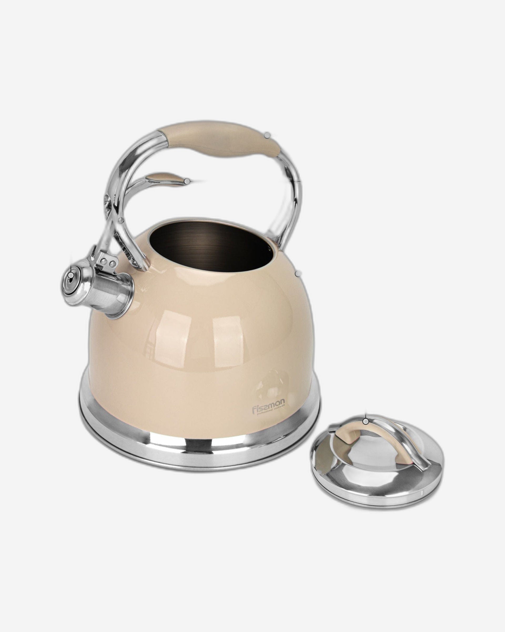 غلاية فيسمان فيليسيتي الصافرة سعة 2.6 لتر (فولاذ مقاوم للصدأ)