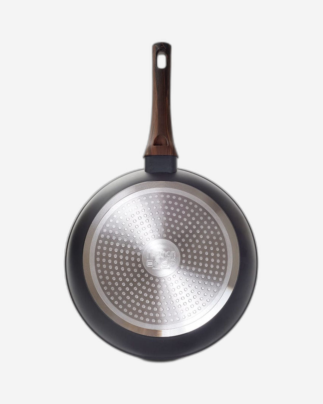 مقلاة فيسمان كابيلا سيريز ألومنيوم أسود/بني 24 سم