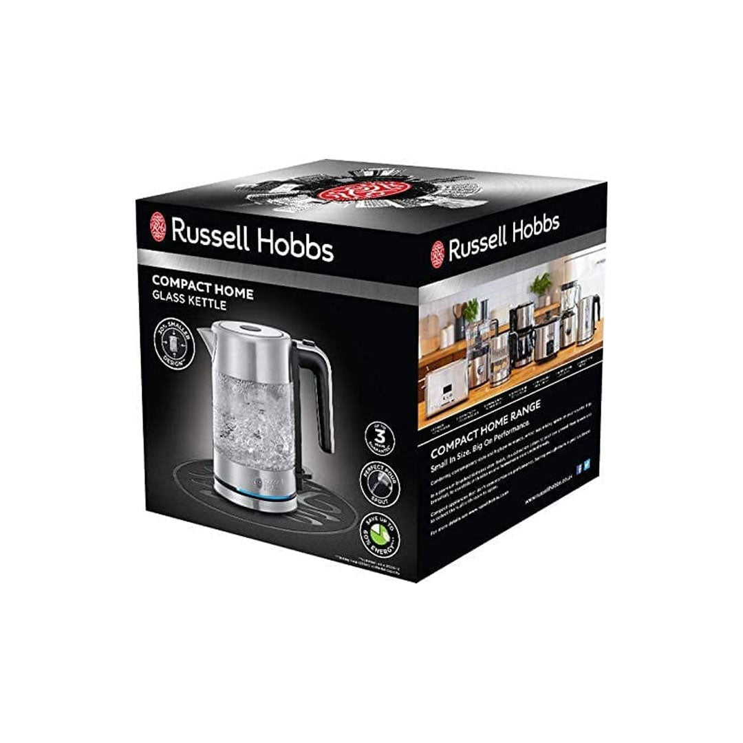 غلاية كهربائية زجاجية مضيئة من راسل هوبز