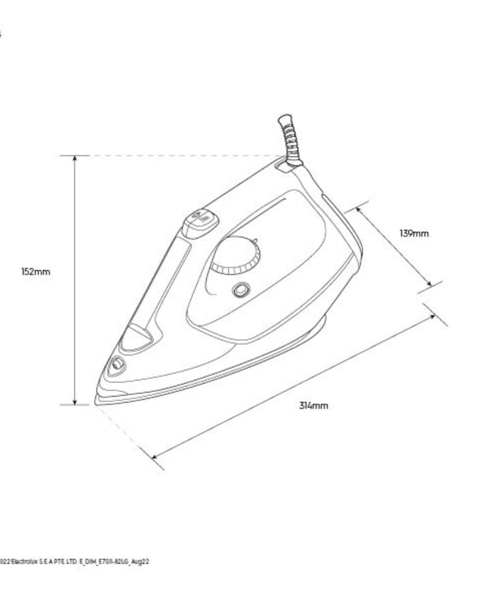 مكواة بخار إلكترولوكس