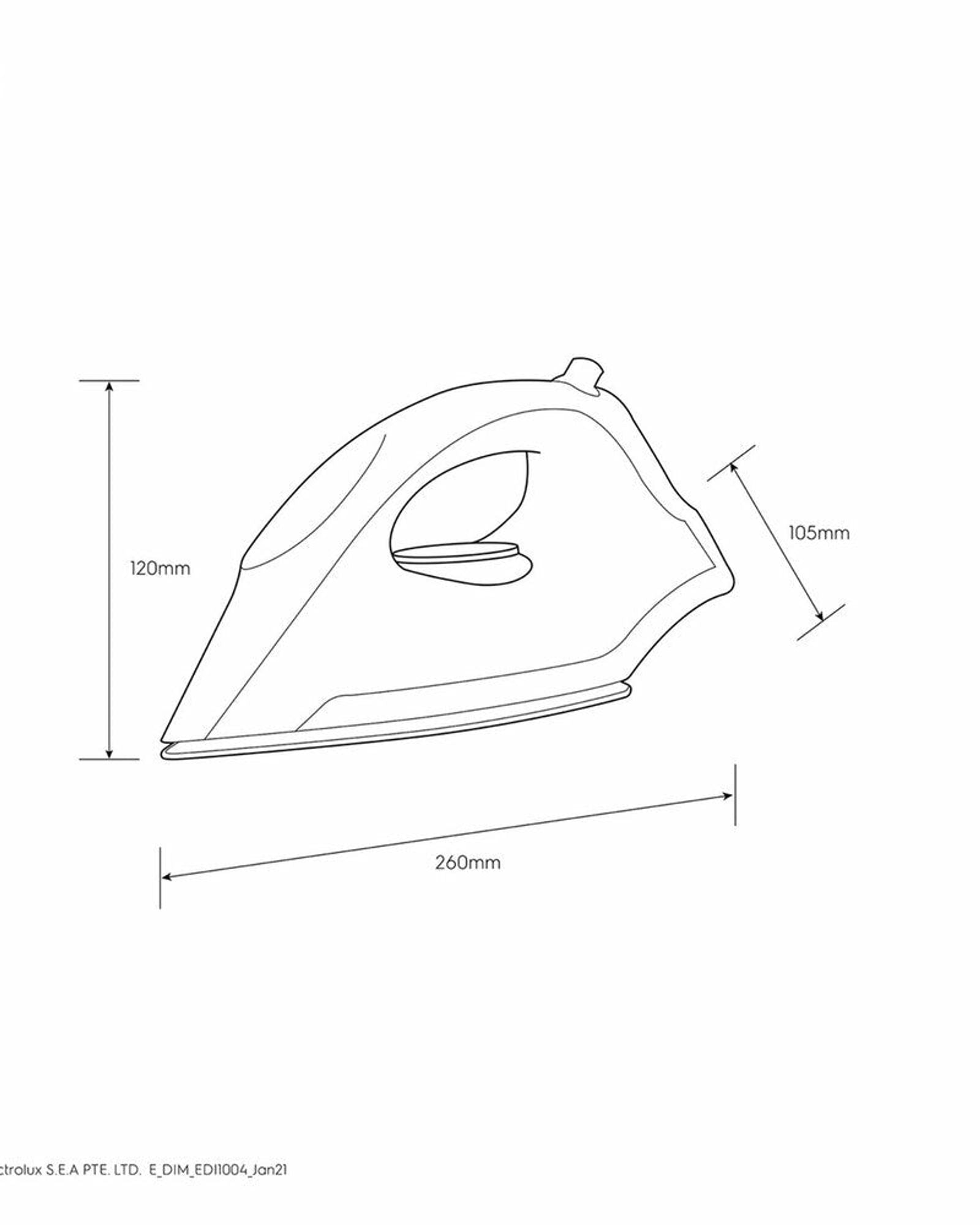 مكواة جافة من إلكترولوكس