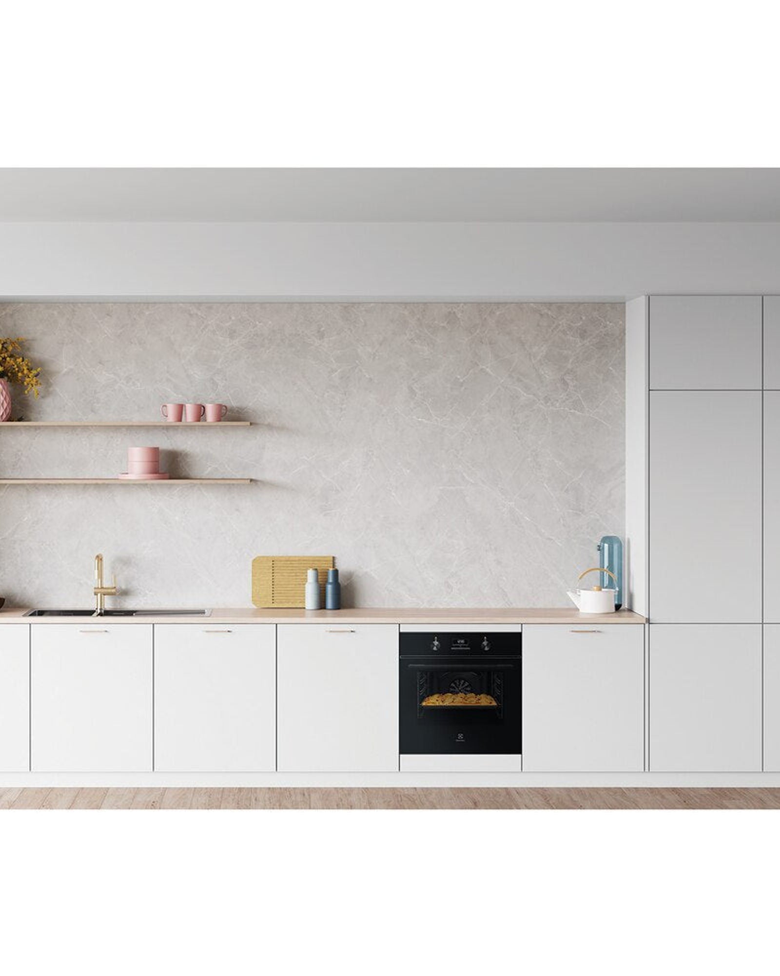 فرن إلكترولوكس ألتيميت تيست 300 سعة 65 لتر مدمج