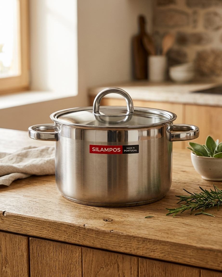 Silampos Atlantico Stockpot with Lid 20Cm